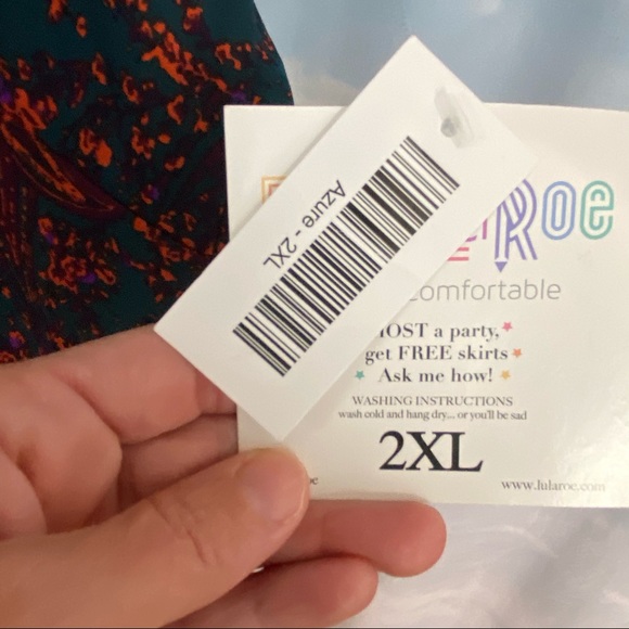 LuLaRoe Azure Skirt 2XL - Picture 3 of 4